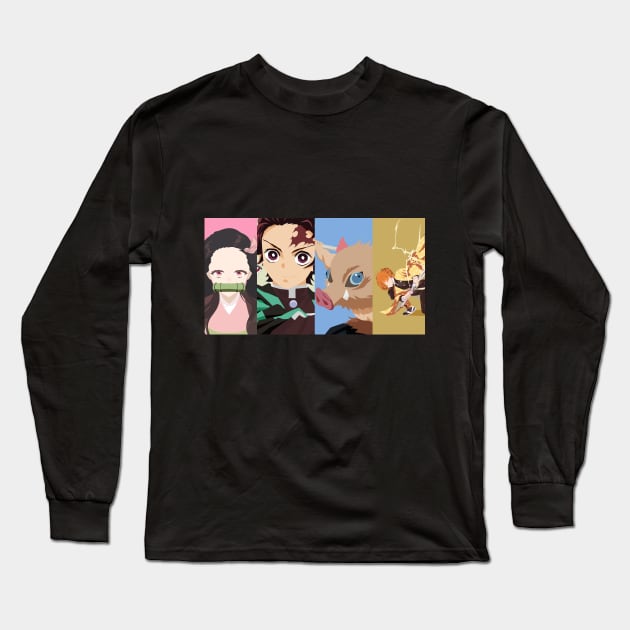 Demon Slayer Long Sleeve T-Shirt by CutieFox